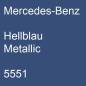 Preview: Mercedes-Benz, Hellblau Metallic, 5551.